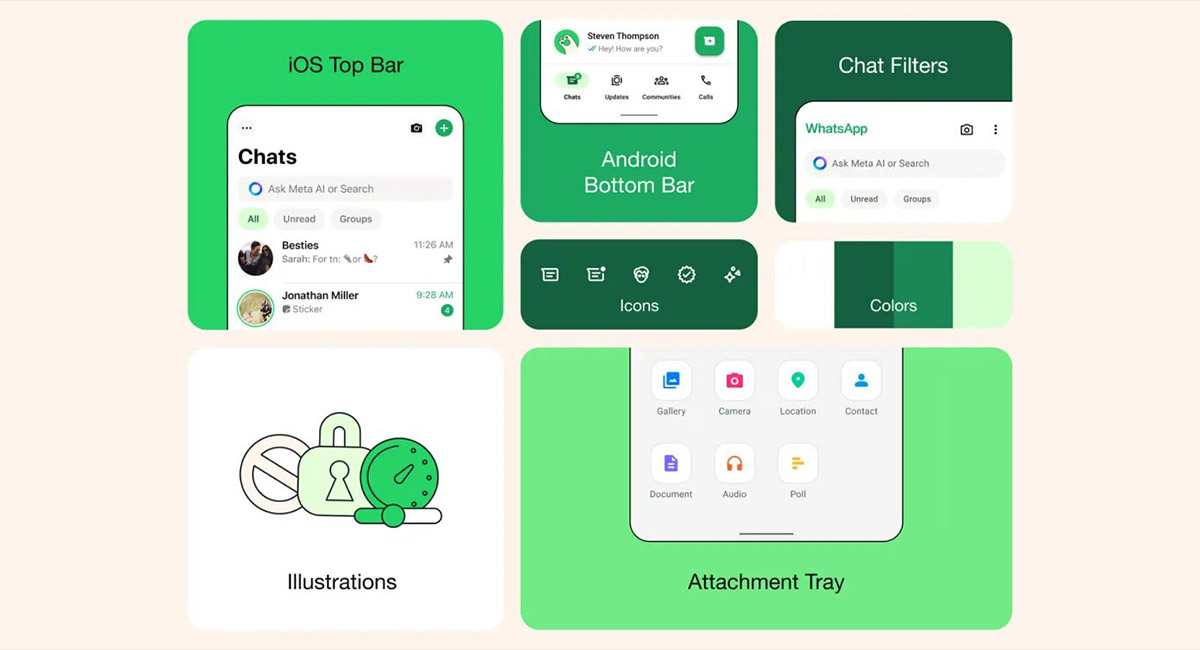 WhatsApp поменял дизайн приложения для iOS и Android
