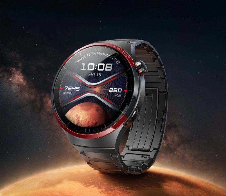 HUAWEI представила титановые смарт-часы WATCH 4 Pro в космическом дизайне