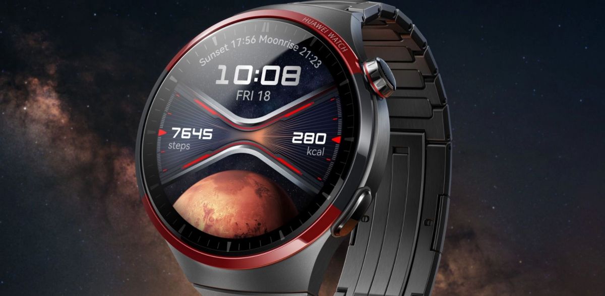HUAWEI представила титановые смарт-часы WATCH 4 Pro в космическом дизайне