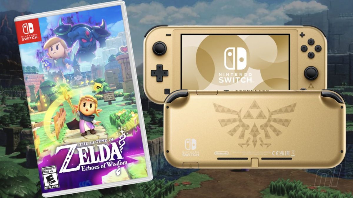 Анонсирована «золотая» консоль Nintendo Switch Lite в стиле The Legend of Zelda