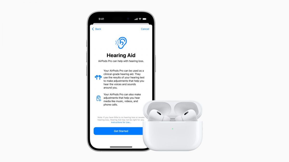 Apple получила разрешение на использование AirPods Pro 2 в качестве слухового аппарата