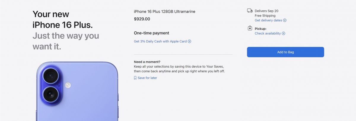 Apple распродала все iPhone 16 Pro Max за 18 минут