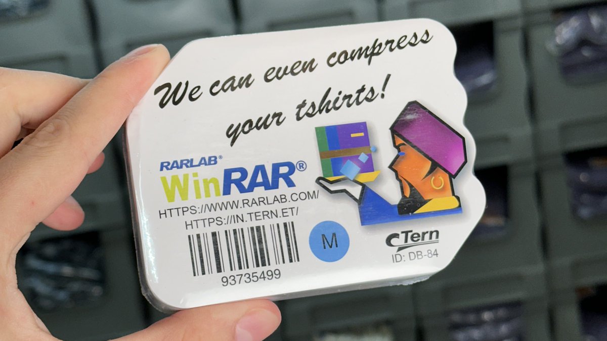 WinRAR выпустит «заархивированную» футболку