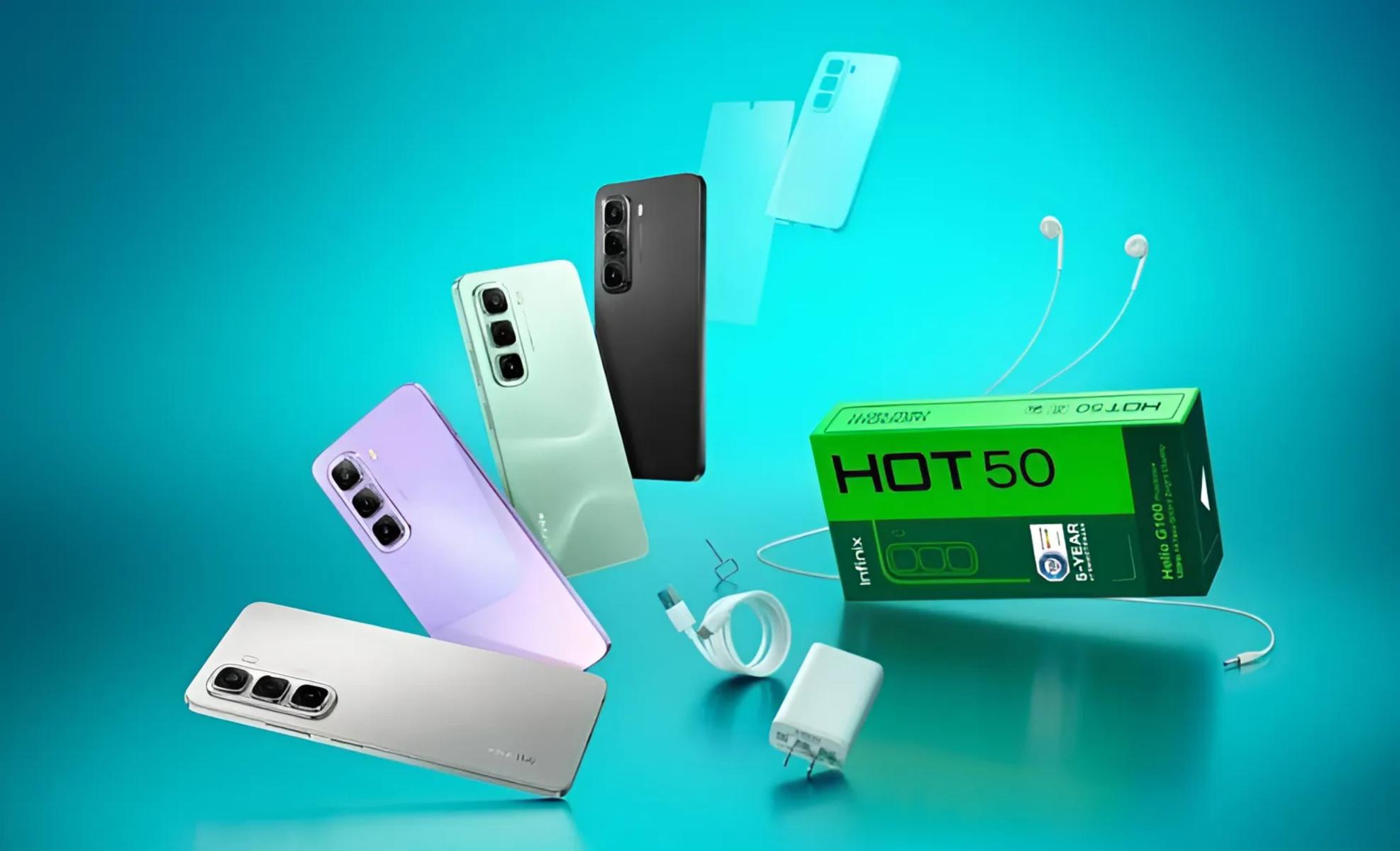 Infinix представила доступный Hot 50 4G с экраном 120 Гц