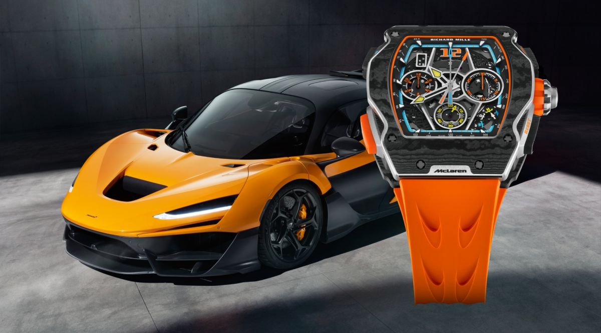 Richard Mille выпустила премиум-часы в стиле гиперкара McLaren W1 за $373 000