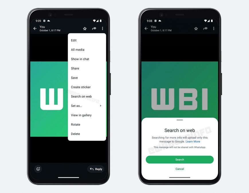 В WhatsApp появится поиск похожих фото в сети