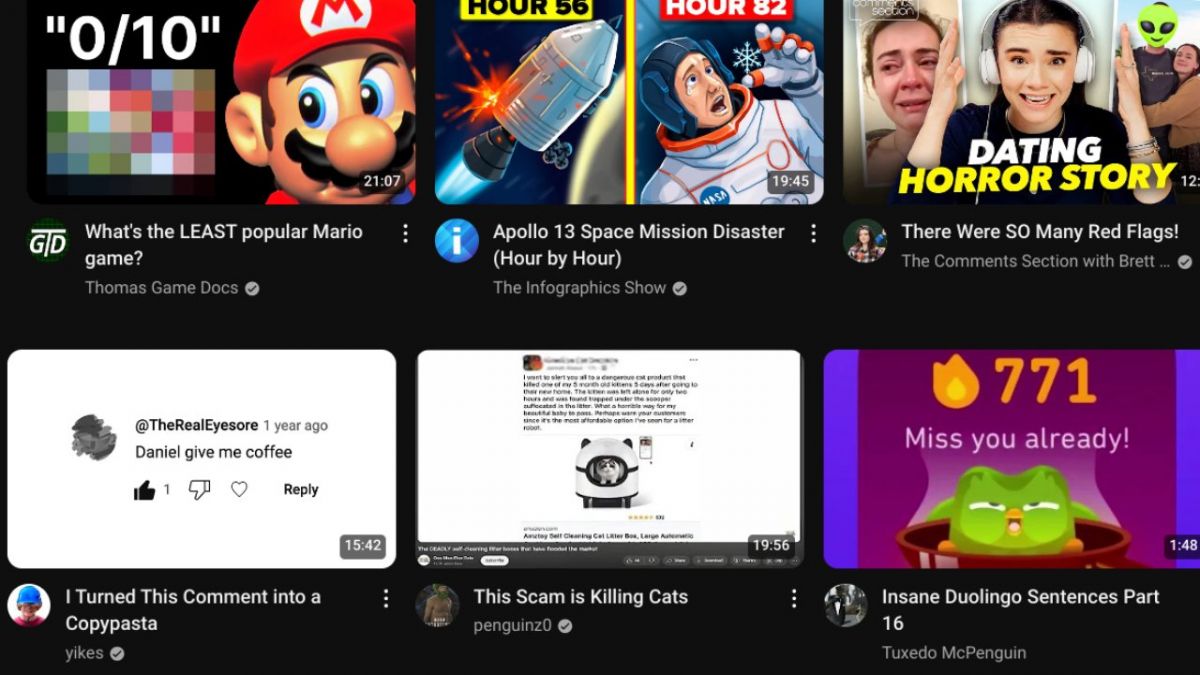 YouTube тестирует новый дизайн главной страницы