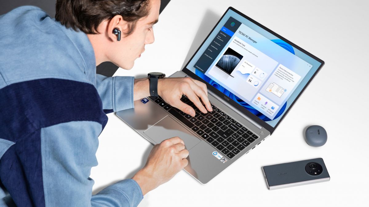 Продажи ноутбука Tecno Megabook T16 Pro на Intel Core Ultra стартовали в России