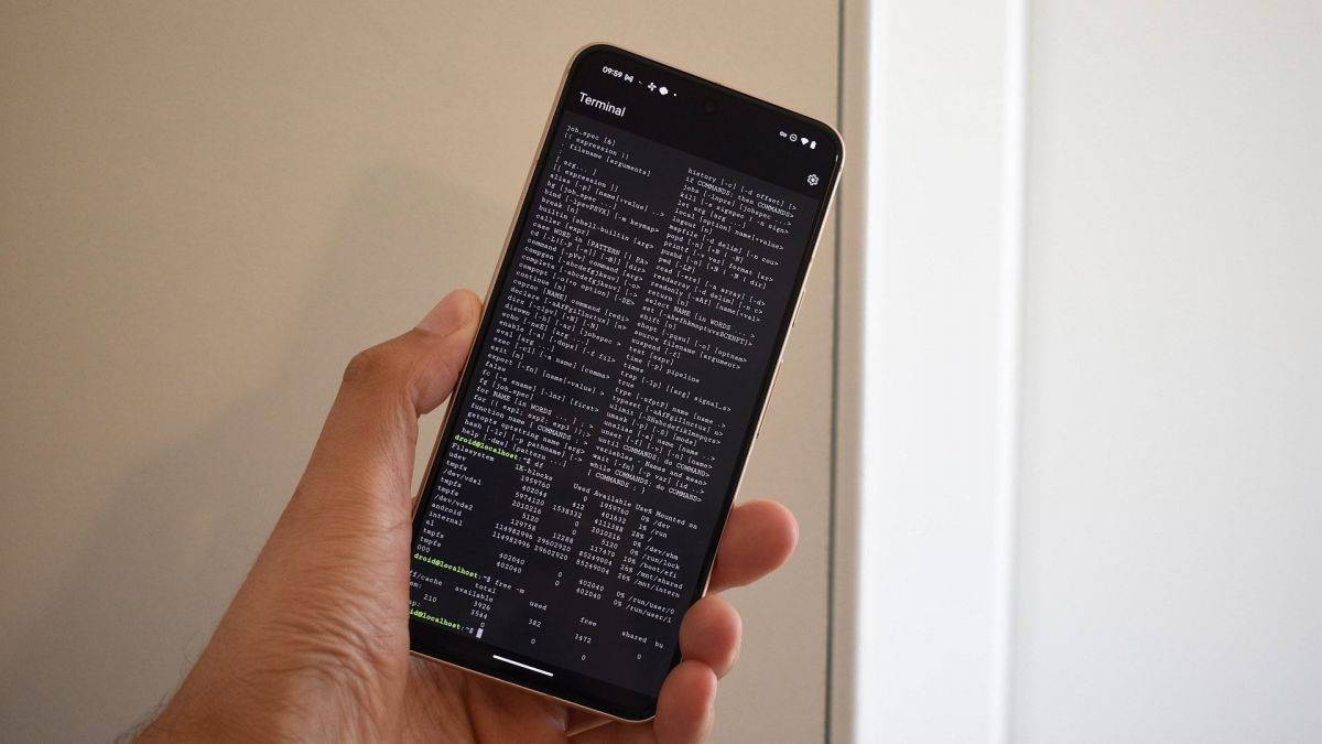 В Android 15 для появился полноценный Linux-терминал
