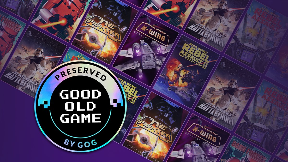 GOG добавил 5 классических игр серии Star Wars в программу сохранения