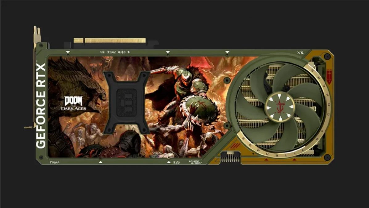 Asus выпустила видеокарту в стиле DOOM