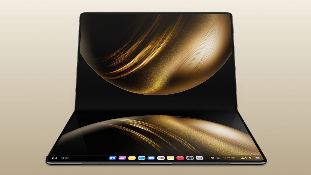 Анонс Huawei MateBook Fold — ноутбук со складным экраном на HarmonyOS