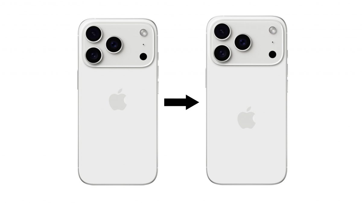 Логотип Apple на iPhone 17 Pro сместится вниз