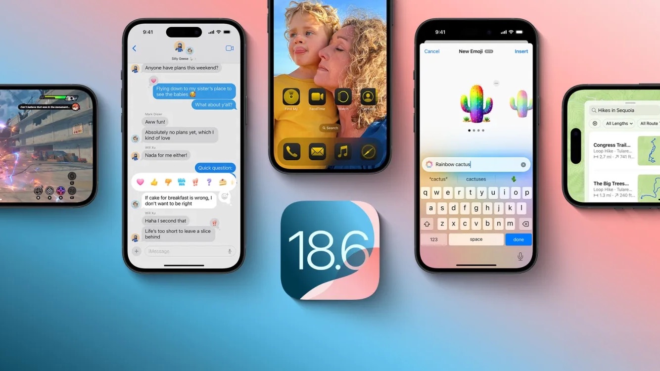 Apple выпустила iOS 18.6: исправлен баг с «Воспоминаниями»