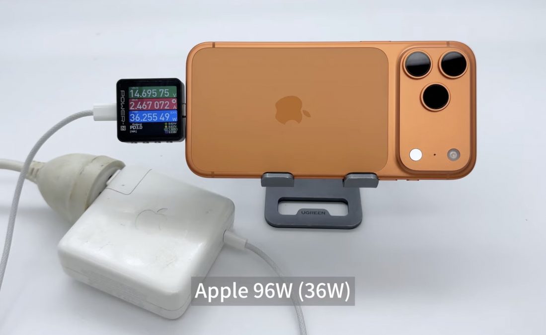 iPhone 17 Pro Max получил ускоренную зарядку до 36 Вт
