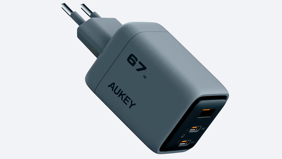 зарядный блок для айфона Aukey Comet Mix 67 Вт