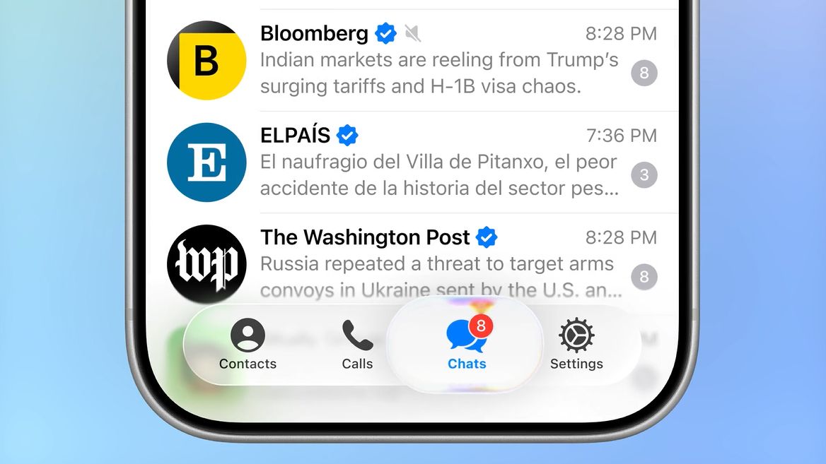 Telegram обновился и получил дизайн с «жидким стеклом» в стиле iOS 26