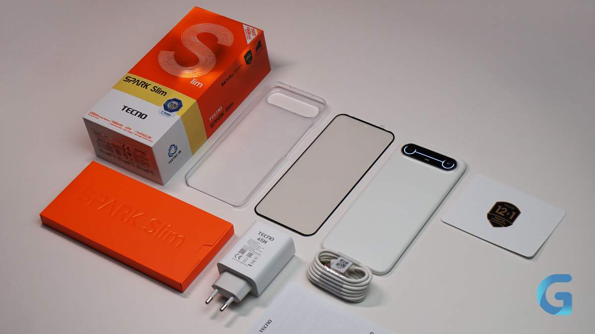 Обзор TECNO SPARK Slim упаковка