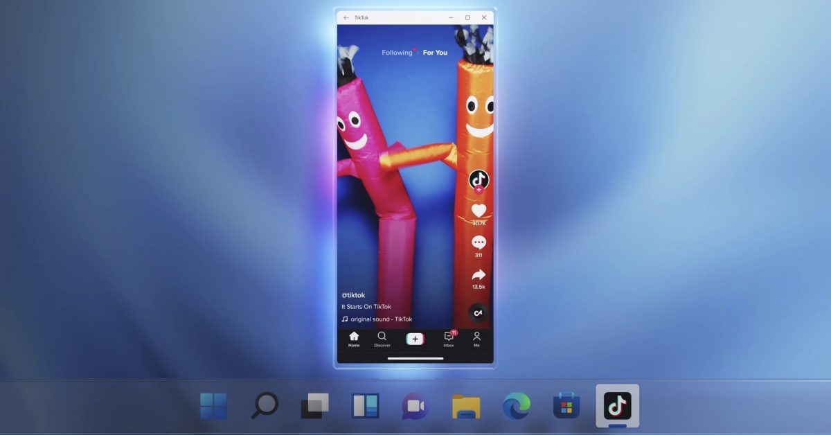 В Windows 11 появится полноэкранная трансляция Android-приложений