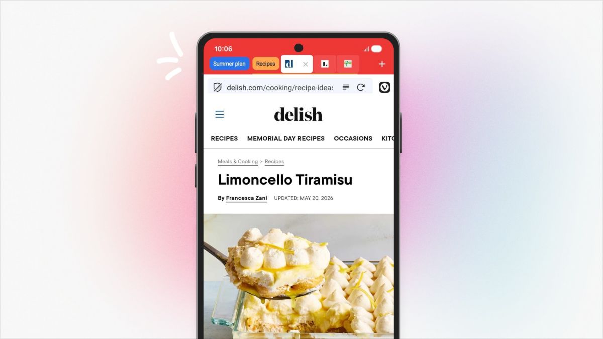 Vivaldi 8.0 для Android и iOS получил новые функции интерфейса