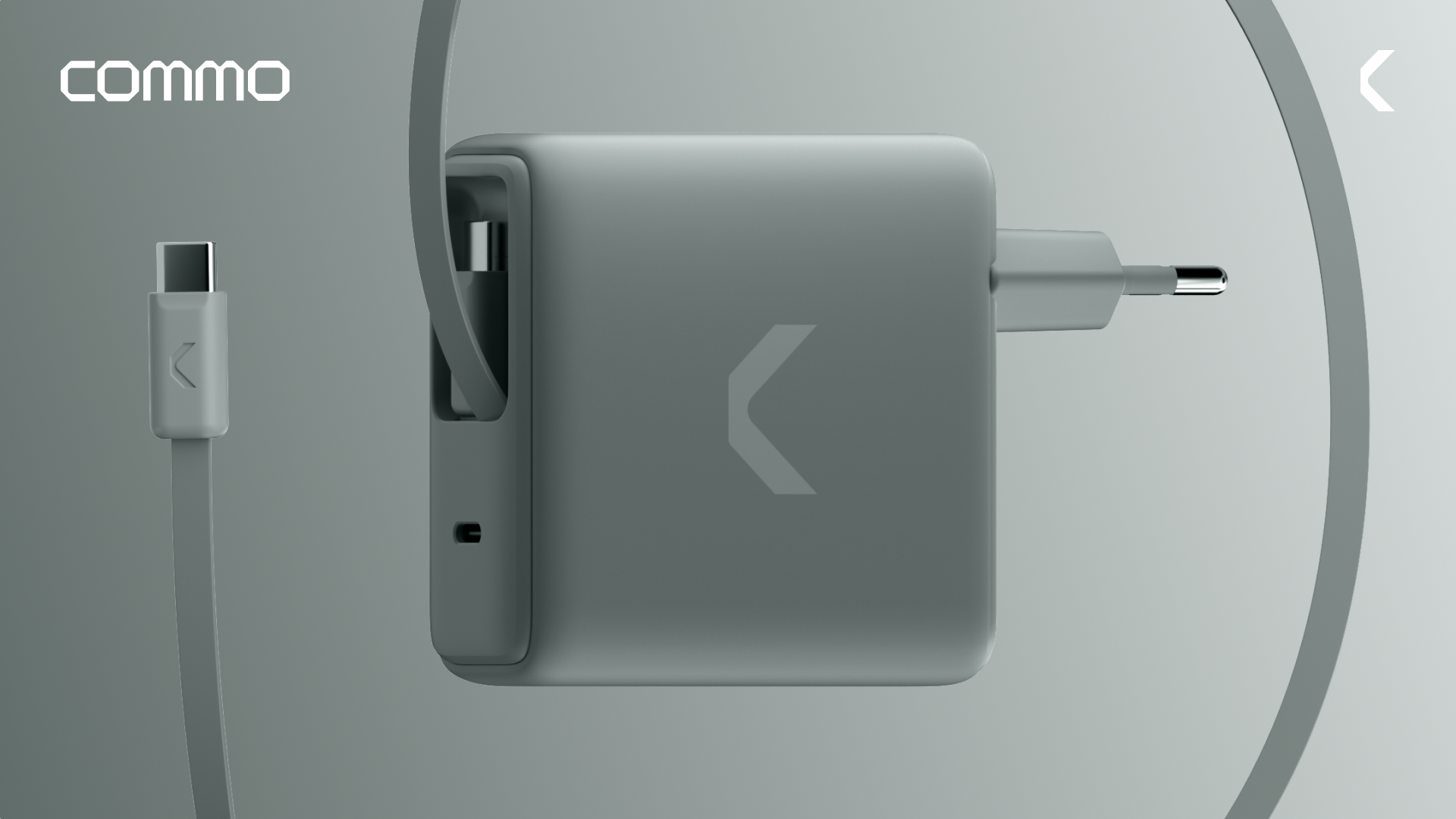 Commo представил зарядки Core Plus со встроенными кабелями USB-C