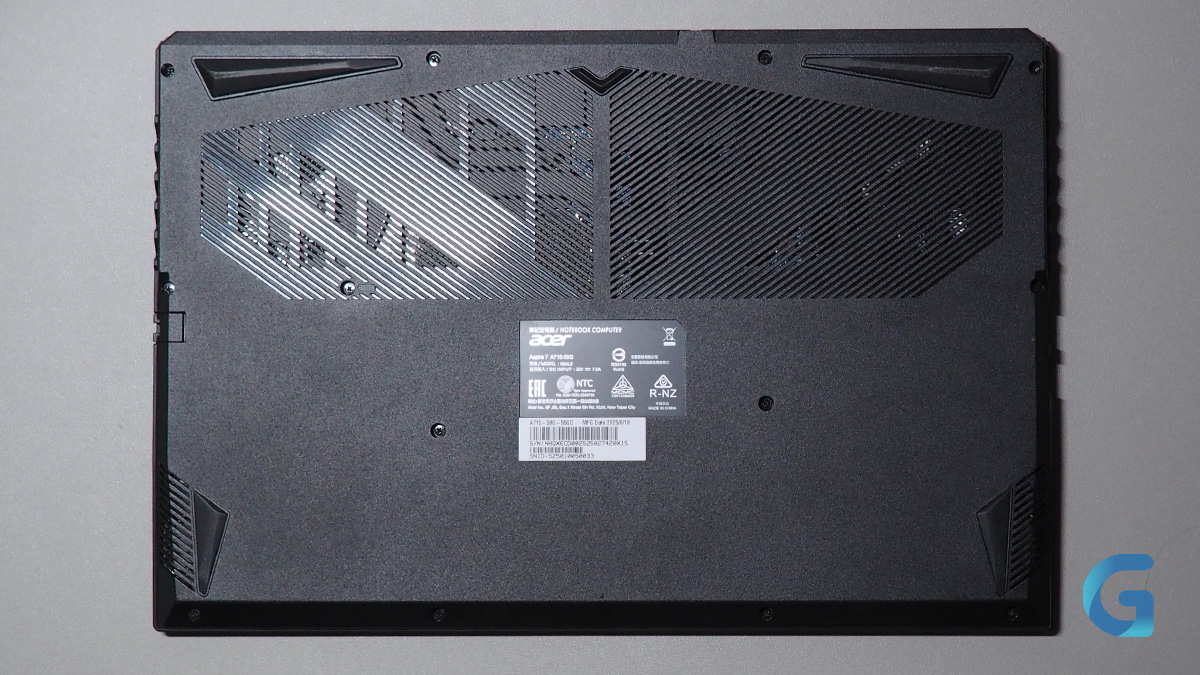 Обзор Acer Aspire 7 вентиляторы