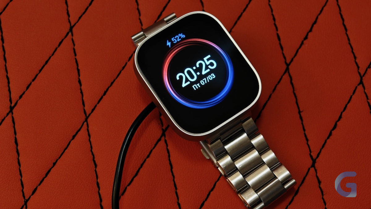 Обзор Amazfit Bip Max зарядка