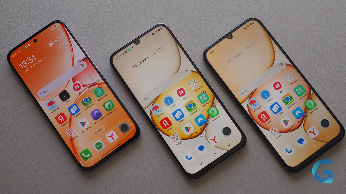 Обзор realme P4, P4x и P4 Lite экран