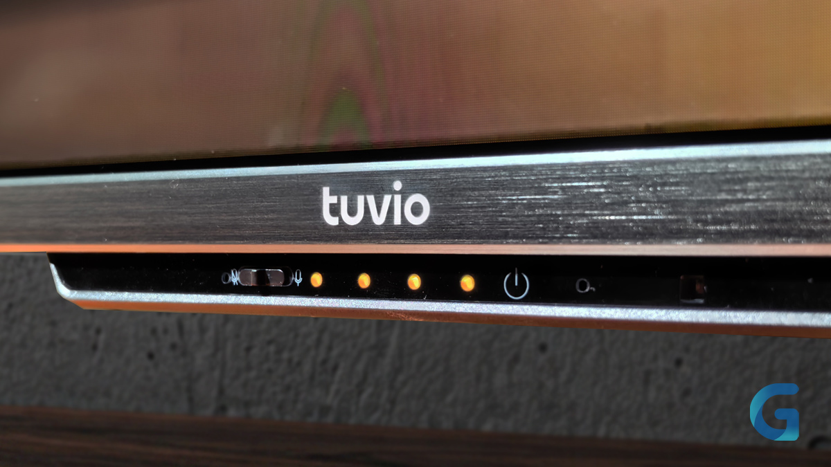Обзор телевизора Tuvio TM65UFGCH52 переключение микрофона