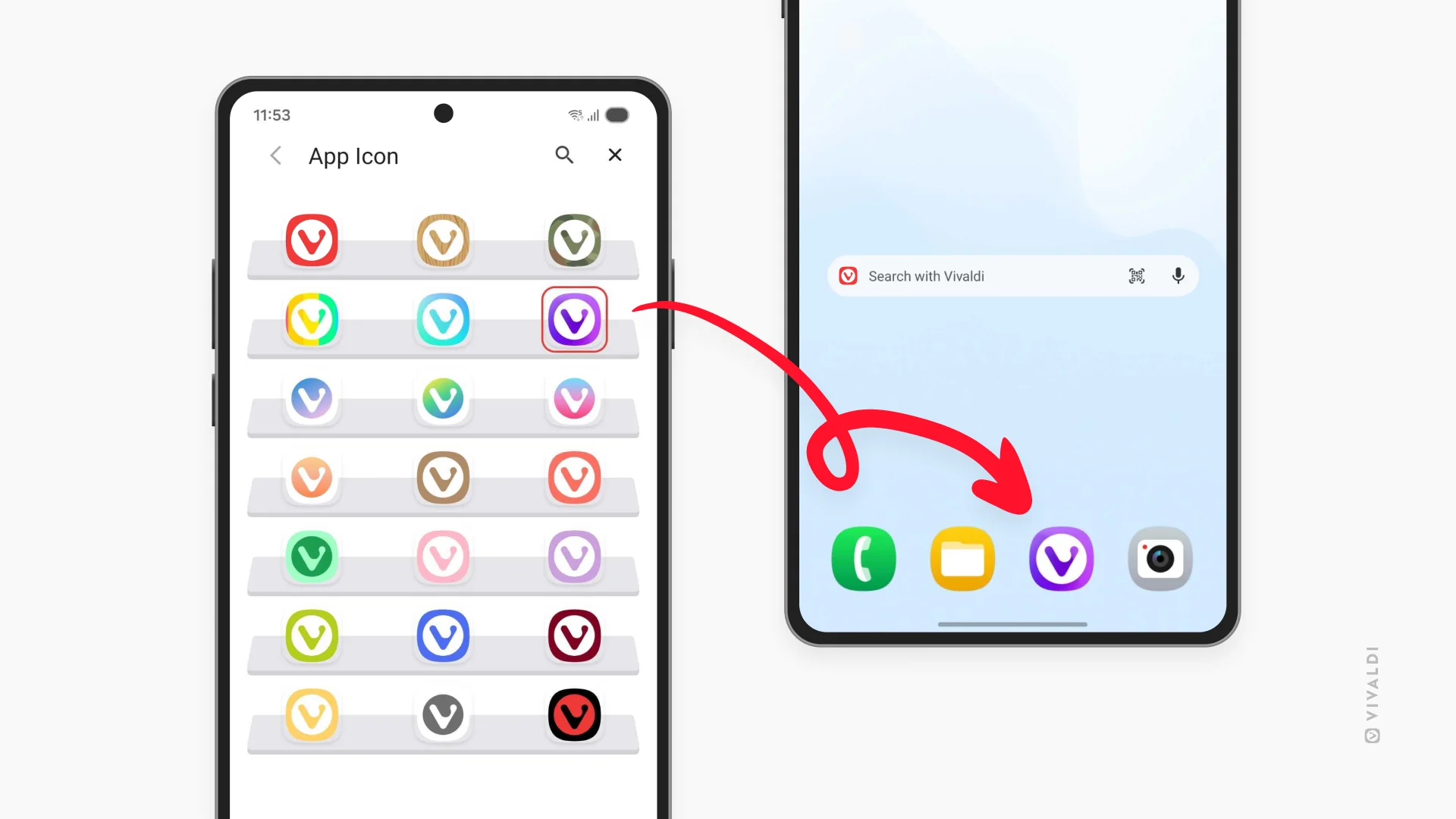Vivaldi для Android получил настраиваемые иконки приложения и выбор просмотра PDF
