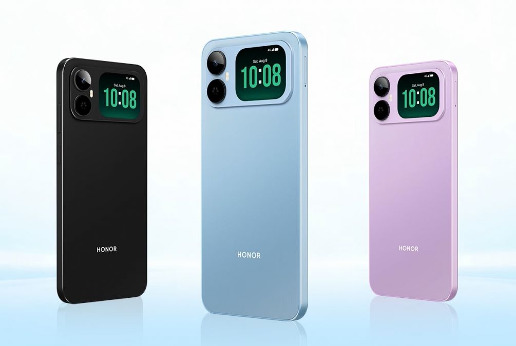 Представлен Honor Play 20A — ультрадоступный смартфон с дополнительным дисплеем на задней панели