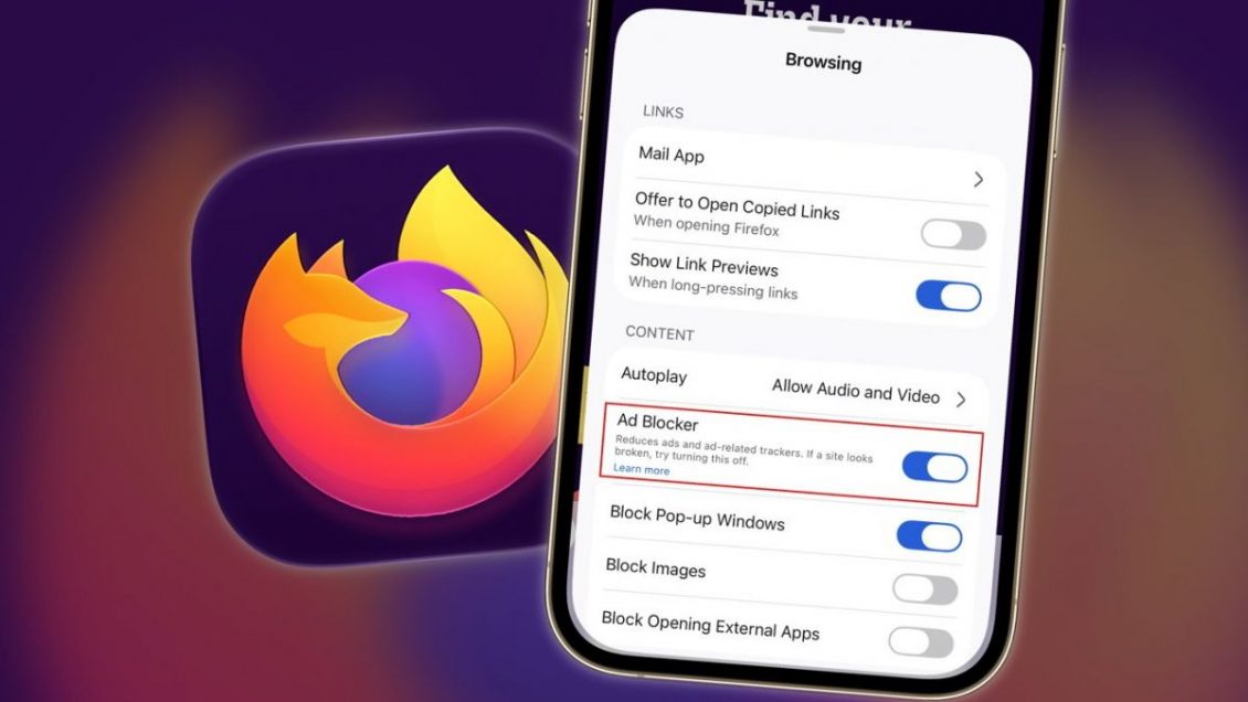 Mozilla начала блокировать рекламу на iPhone в браузере Firefox