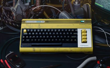 Представлен компьютер Commodore 77 в дизайне Cyberpunk 2077