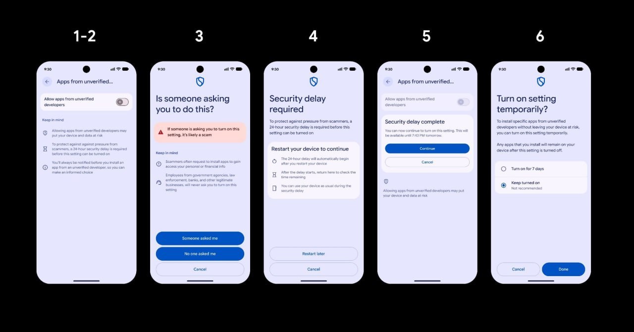 Google усложнит установку APK на Android: появится 24-часовое ожидание