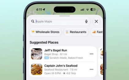 В Apple Maps на iPhone и iPad появилась реклама