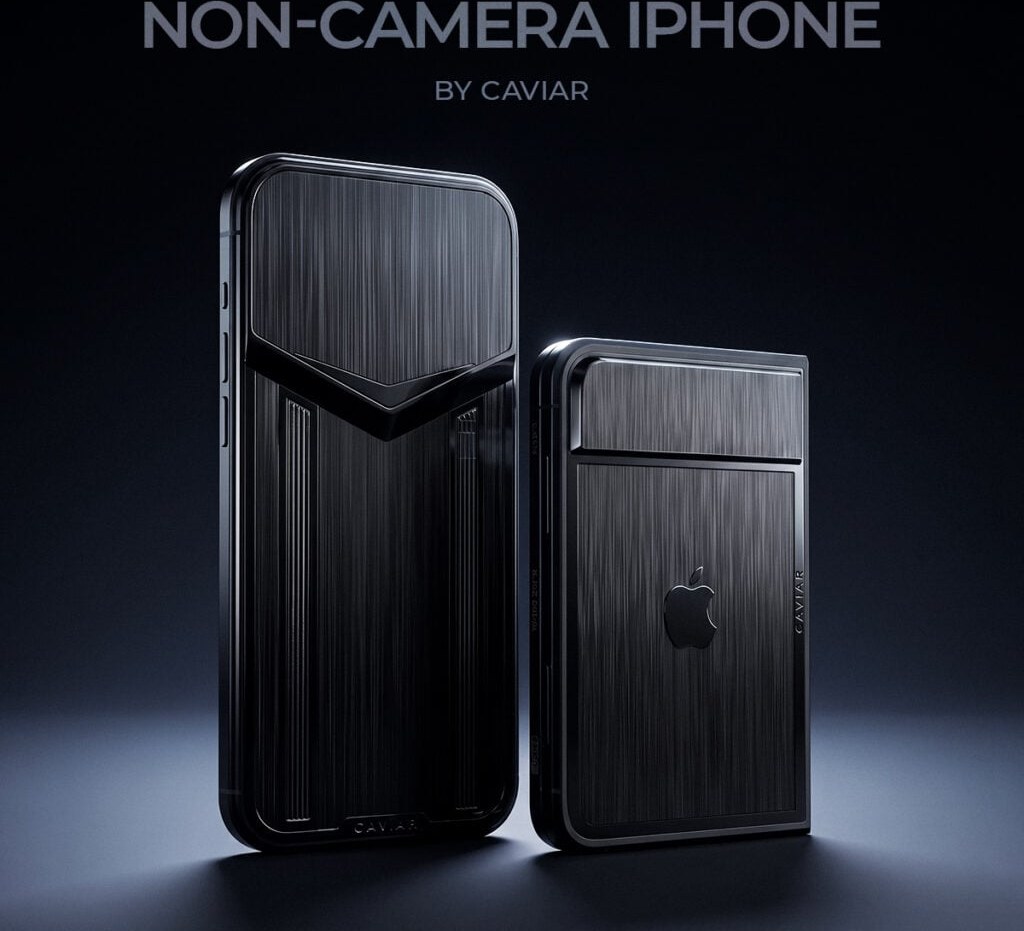 Caviar представила iPhone 18 Pro и iPhone Duo в черном исполнении без камер