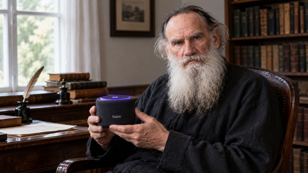 Лев Толстой стал ИИ-персонажем Алисы: с писателем можно поговорить и стать героем его произведений