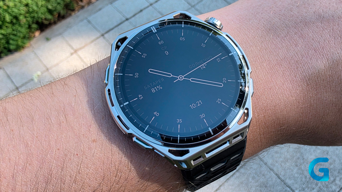 Обзор Amazfit Balance 3 на солнце