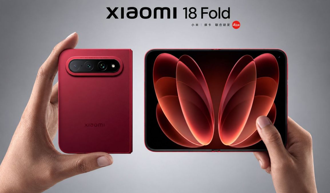 Представлен Xiaomi 18 Fold — первая широкоформатная раскладушка компании