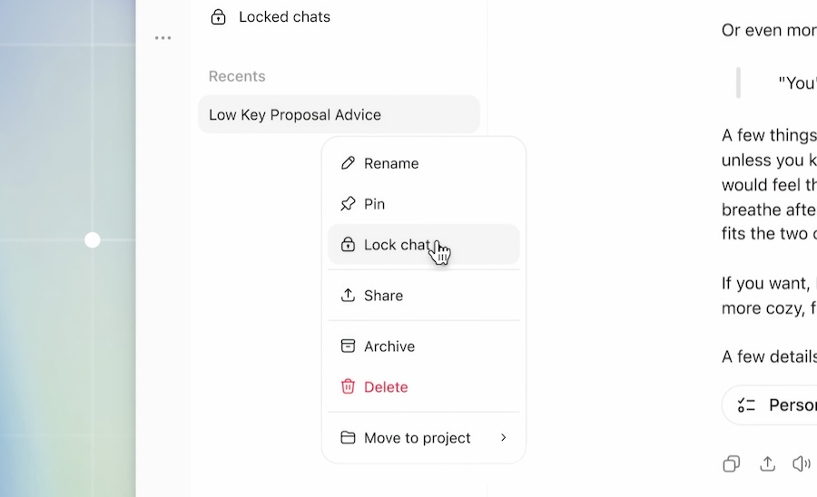 OpenAI добавила защиту личных переписок в ChatGPT