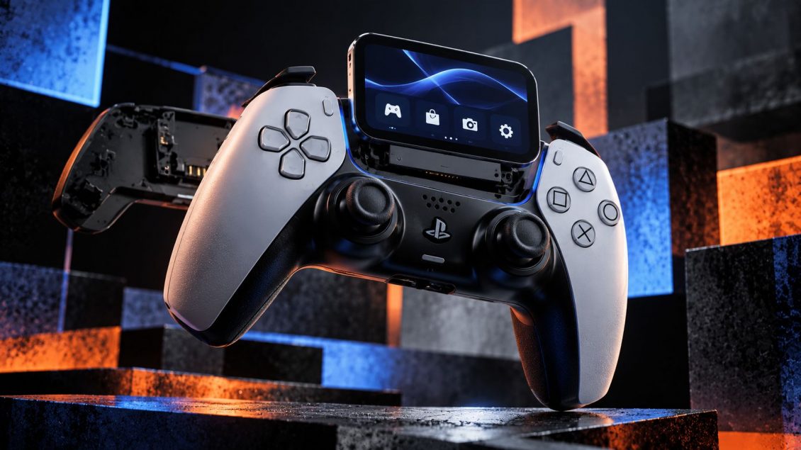 Sony запатентовала контроллер PlayStation с цветным экраном