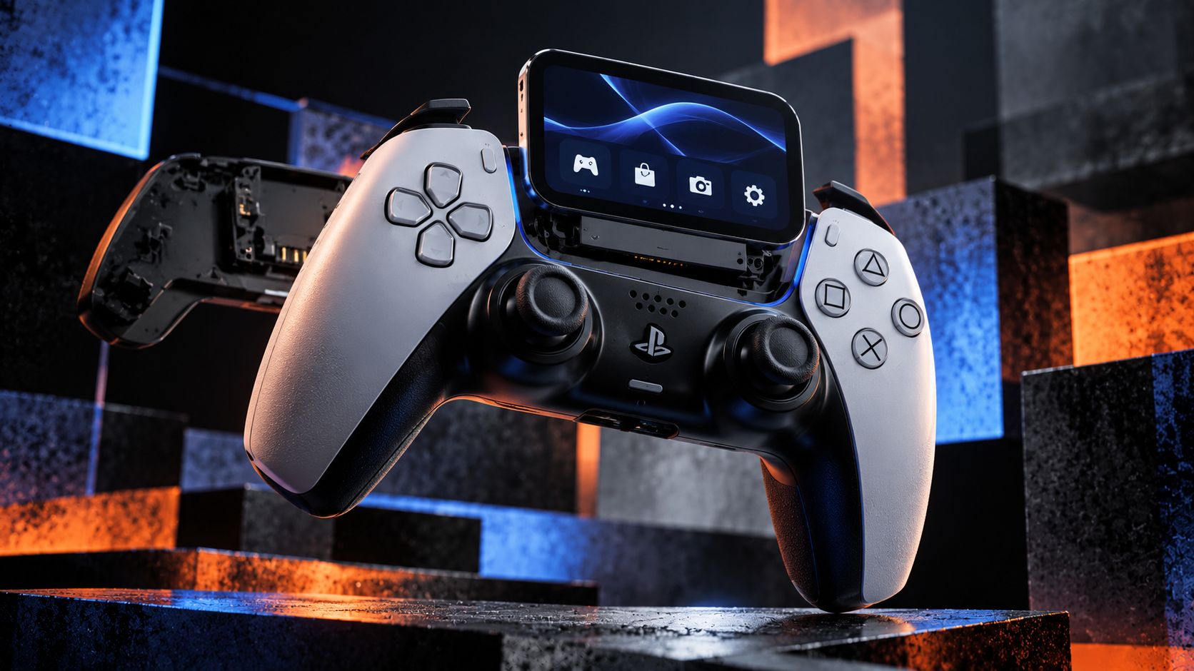 Sony запатентовала контроллер PlayStation с цветным экраном