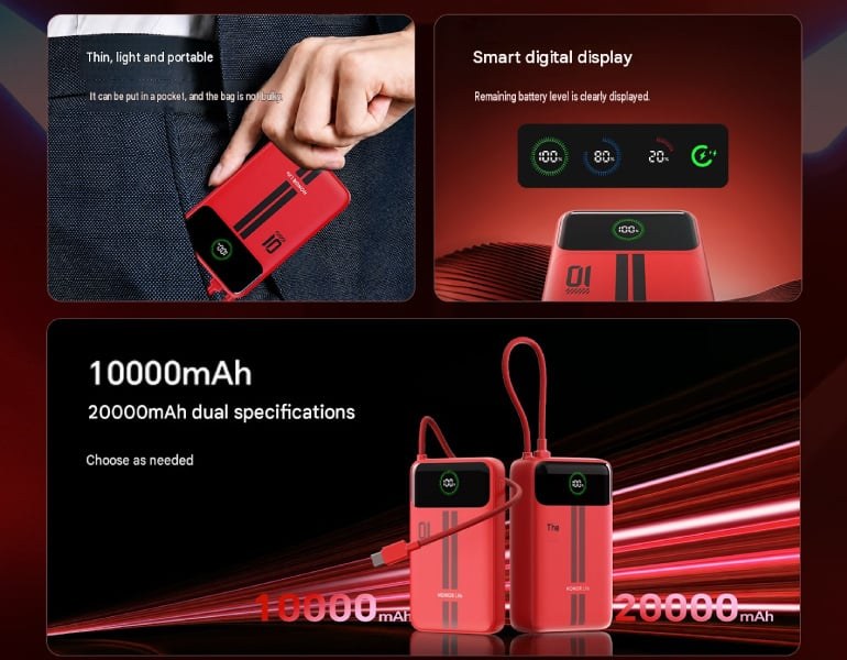 Honor представила два новых Power Bank с ёмкостью 10 000 и 20 000 мА·ч