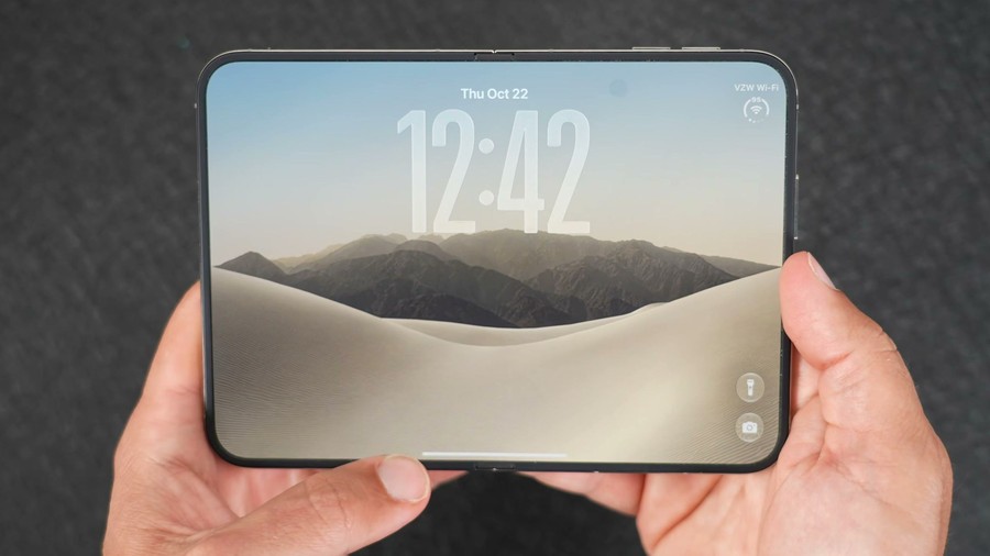 iPhone Duo позволяет отдельно блокировать поворот двух экранов