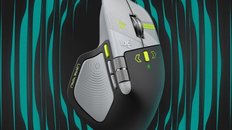 Logitech выпустила MX Master 4 Developer Edition с надписью «Hello, World!»