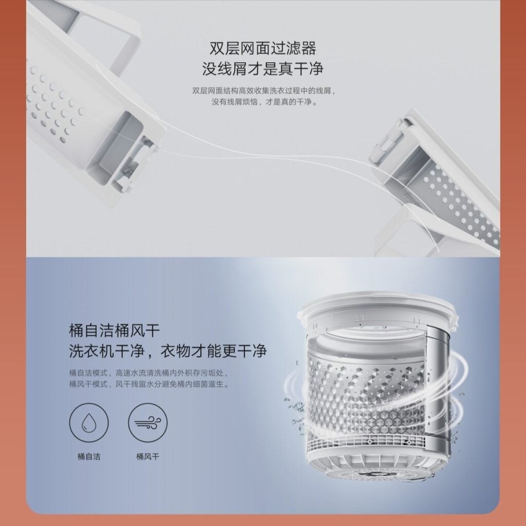 Xiaomi запустила Mijia Washing Machine 6kg с ценой ниже $100