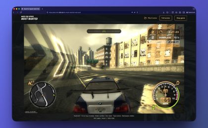 NFS Underground 2 и Most Wanted перенесли в браузер. Играть можно бесплатно