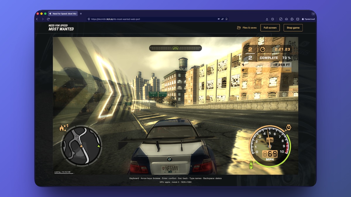 NFS Underground 2 и Most Wanted перенесли в браузер. Играть можно бесплатно