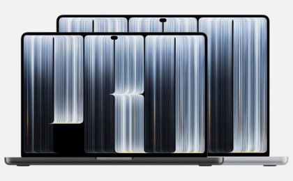 Обои от нового MacBook Pro с OLED-экраном в высоком разрешении